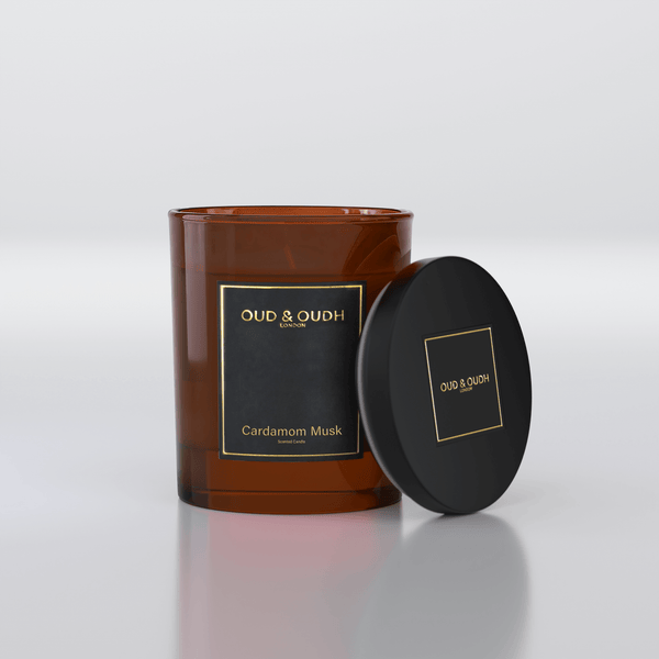 Cardamom Musk Luxury Scented Candle - Oud & Oudh London